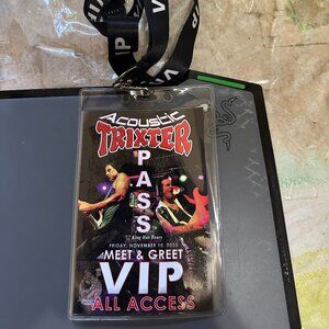 Trixter Metal Rock Band VIP Pass November 2023